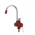 Водонагрівач 3 kW проточний, з індикатором температури, RESET, на мийку MIXXUS Electra 240-E RED (колір червоний) (MI2748)