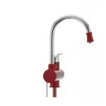 Водонагрівач 3 kW проточний, з індикатором температури, RESET, на мийку MIXXUS Electra 240-E RED (колір червоний) (MI2748)