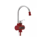 Водонагрівач 3 kW проточний, з індикатором температури, RESET, на мийку MIXXUS Electra 240-E RED (колір червоний) (MI2748)