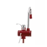 Водонагрівач 3 kW проточний, з індикатором температури, RESET, на мийку MIXXUS Electra 240-E RED (колір червоний) (MI2748)
