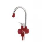 Водонагрівач 3 kW проточний, з індикатором температури, RESET, на мийку MIXXUS Electra 240-E RED (колір червоний) (MI2748)