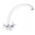 Кухонный смеситель белый Mixxus Omega 273 (MI2766)