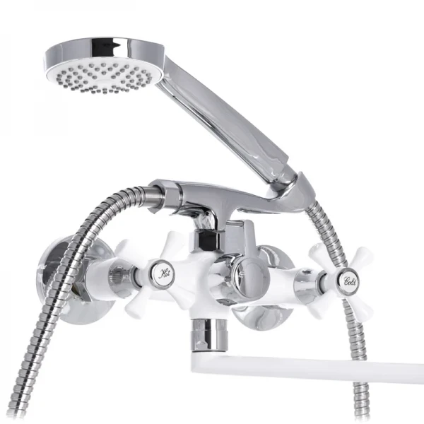 Смеситель для ванны Mixxus Omega 140 White (MI2768)