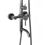 Душевая колонна со смесителем Mixxus SUS-009-J черный (из нерж. стали) (MI2808)