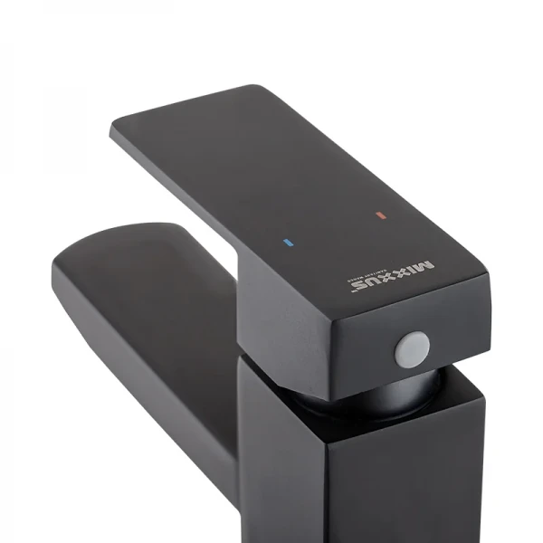 Смеситель для умывальника Mixxus KUB-001 черный (из нерж. стали) (MI2810)