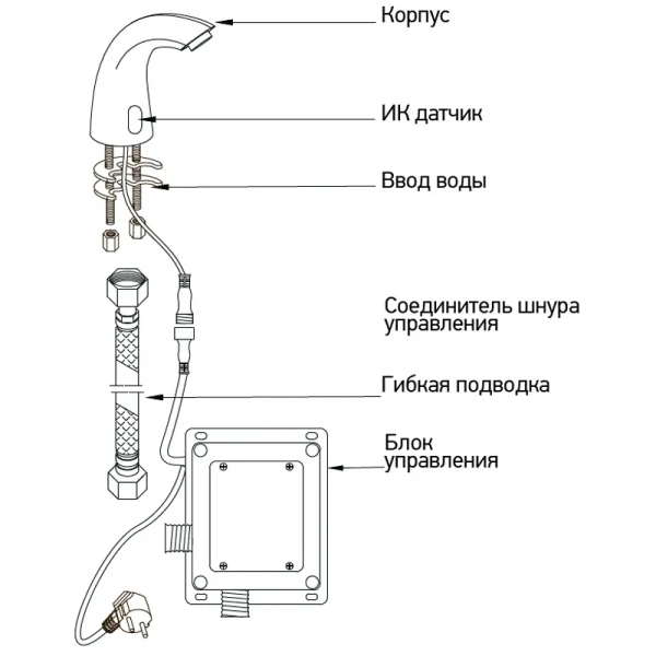 Монокран MIXXUS PREMIUM MI2836 PHOTO 001 латунный хромированный сенсорный (MI2836)