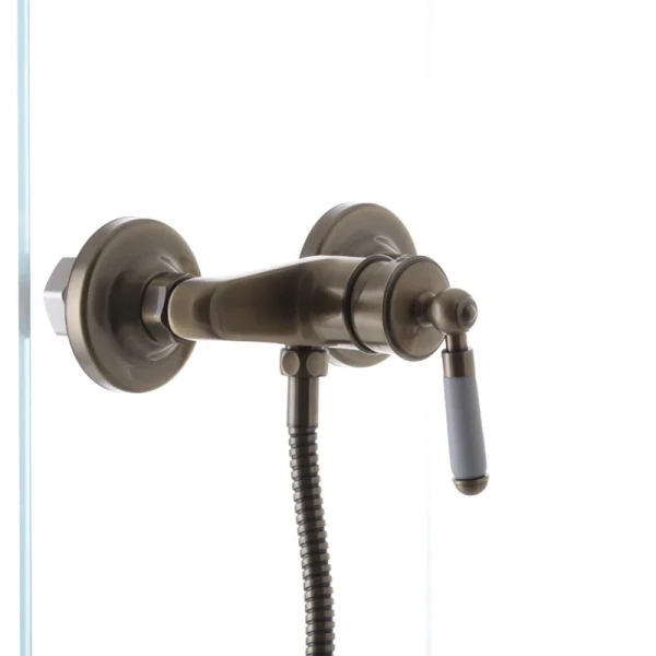 Смеситель для душа Mixxus Premium Vintage 003 латунный бронзовый однорычажный (MI2863)