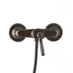 Смеситель для душа Mixxus Premium Vintage 003 латунный бронзовый однорычажный (MI2863)