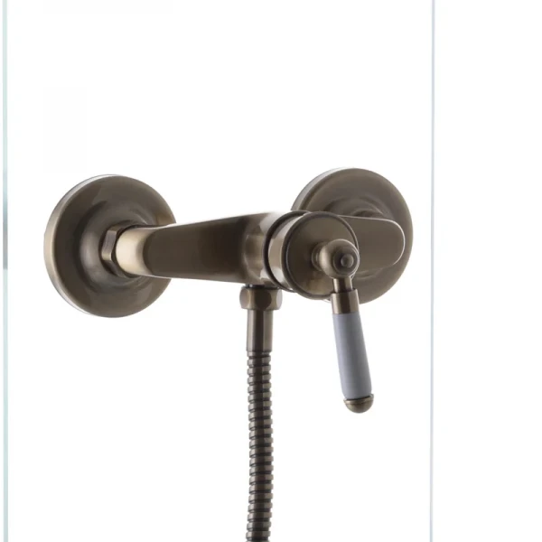 Смеситель для душа Mixxus Premium Vintage 003 латунный бронзовый однорычажный (MI2863)