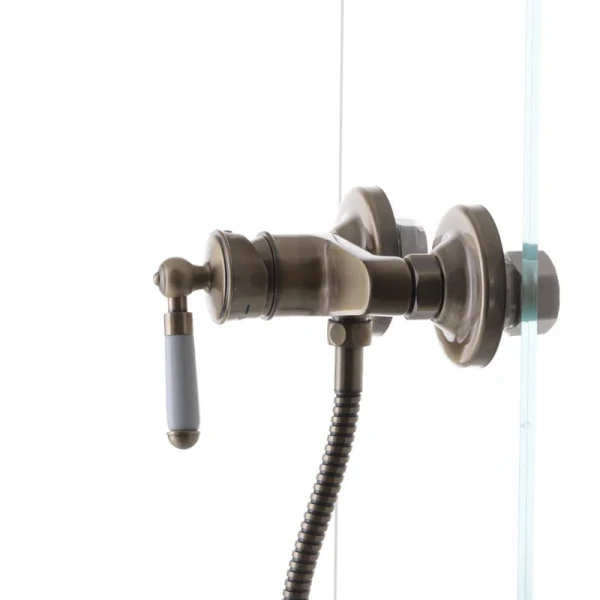 Смеситель для душа Mixxus Premium Vintage 003 латунный бронзовый однорычажный (MI2863)