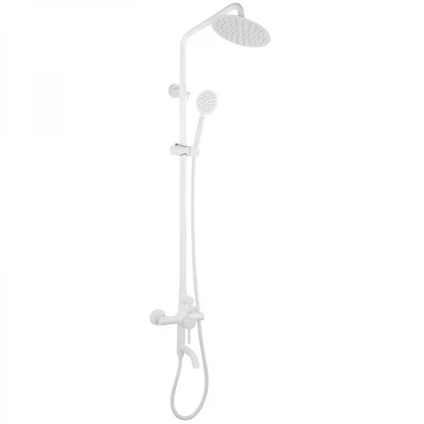 Душевая колонна со смесителем Mixxus SUS-009-J White из нерж. стали SUS304 (MI5758)