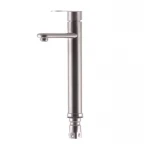 Смеситель для умывальника Mixxus Eva-001-High (нерж. сталь SUS304) (MI5784)