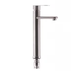 Смеситель для умывальника Mixxus Eva-001-High (нерж. сталь SUS304) (MI5784)