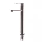 Смеситель для умывальника Mixxus Eva-001-High (нерж. сталь SUS304) (MI5784)