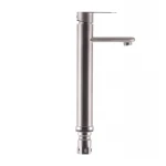 Смеситель для умывальника Mixxus Eva-001-High (нерж. сталь SUS304) (MI5784)