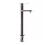 Смеситель для умывальника Mixxus Eva-001-High (нерж. сталь SUS304) (MI5784)