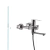 Смеситель для ванны Mixxus Eva-009 (нерж. сталь SUS304) (MI5786)