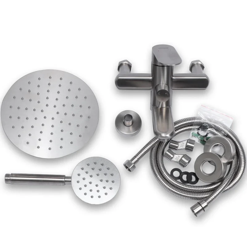 Душевая колонна со смесителем (нерж.сталь) Mixxus Eva-009-J (MI5788)