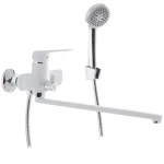 Смеситель для ванны Mixxus Oregon 006 Euro Белый (MI5793)