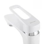 Смеситель для умывальника Mixxus Nevada 001 Nut Белый (MI5798)