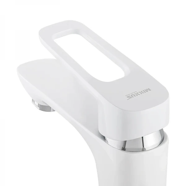 Смеситель для умывальника Mixxus Nevada 001 Nut Белый (MI5798)