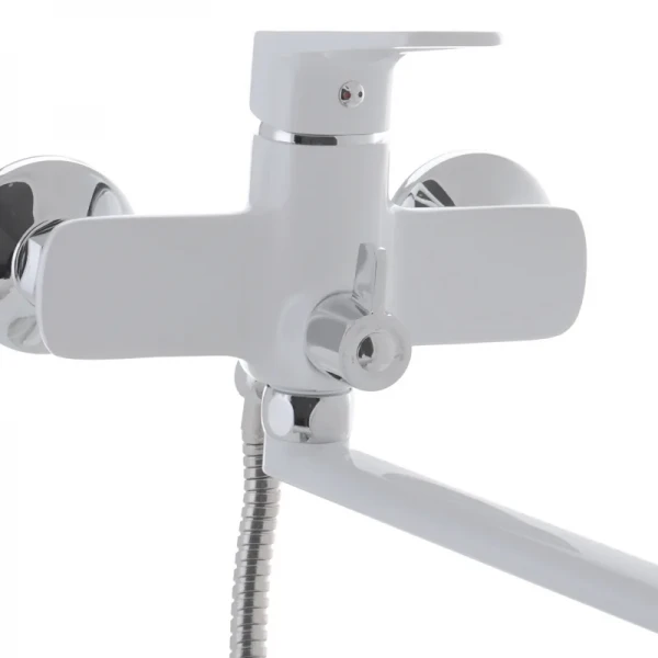 Смеситель для ванны Mixxus Nevada 006 Euro Белый (MI5799)