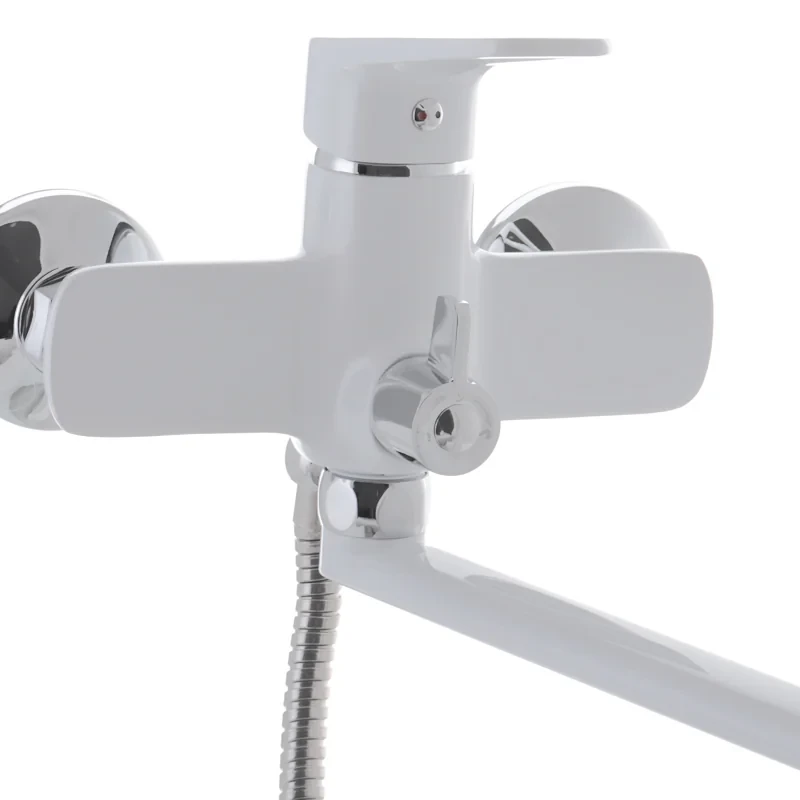 Смеситель для ванны Mixxus Nevada 006 Euro Белый (MI5799)