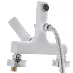 Смеситель для ванны с коротким изливом Mixxus Premium Eva 009 Euro Белый (MI5811)