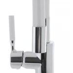 Смеситель для кухни с силиконовым изливом Mixxus Premium RIO 011 Белый (MI5814)