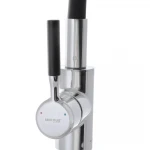 Смеситель для кухни с силиконовым изливом Mixxus Premium RIO 011 Черный (MI5815)