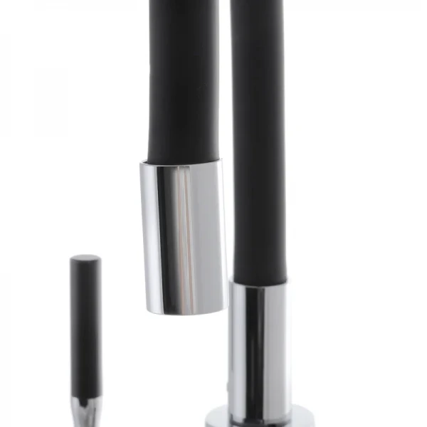 Смеситель для кухни с силиконовым изливом Mixxus Premium RIO 011 Черный (MI5815)