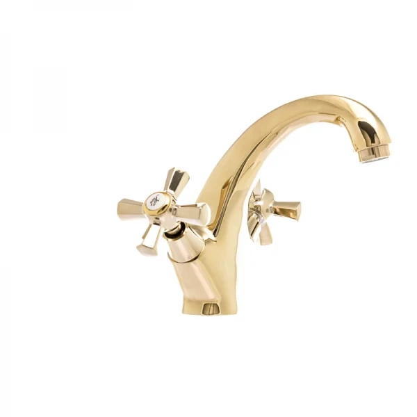 Смеситель для умывальника Mixxus Premium Retro Gold-161 (MI5848)