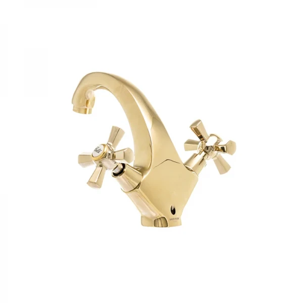 Смеситель для умывальника Mixxus Premium Retro Gold-161 (MI5848)