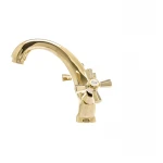 Смеситель для умывальника Mixxus Premium Retro Gold-161 (MI5848)