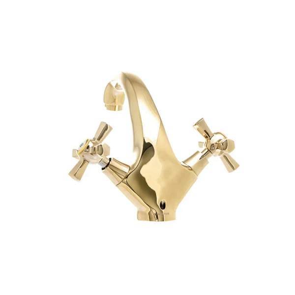 Смеситель для умывальника Mixxus Premium Retro Gold-161 (MI5848)