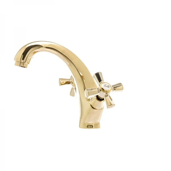 Смеситель для умывальника Mixxus Premium Retro Gold-161 (MI5848)