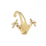 Смеситель для умывальника Mixxus Premium Retro Gold-161 (MI5848)