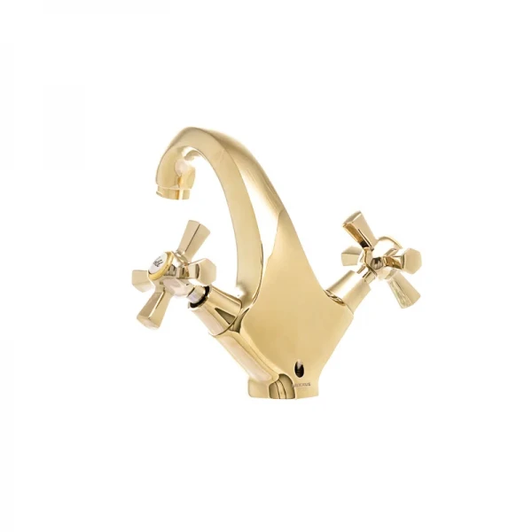 Смеситель для умывальника Mixxus Premium Retro Gold-161 (MI5848)