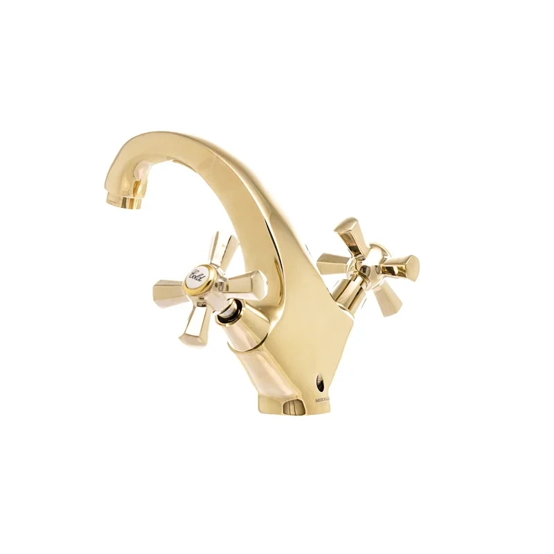 Смеситель для умывальника Mixxus Premium Retro Gold-161 (MI5848)