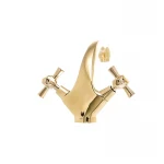 Смеситель для умывальника Mixxus Premium Retro Gold-161 (MI5848)