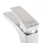 Смеситель для умывальника Mixxus Premium Patrick 001 гайка (White) (MI5853)