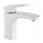 Смеситель для умывальника Mixxus Premium Patrick 001 гайка (White) (MI5853)