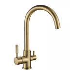 Кухонный смеситель на две воды Mixxus Premium Mafin 021 (Bronze) (MI5932)