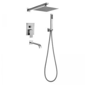 Встраиваемая душевая система MIXXUS KUB-009 Inner из нержавеющей стали на 3 режима (MI5945)
