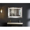 Зеркало Mixxus Light MR01-90x70 (часы, LED-подсветка, антизапотевание) (MI5999)