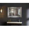 Зеркало Mixxus Light MR01-70x50 (часы, LED-подсветка, антизапотевание) (MI6000)