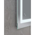 Зеркало Mixxus Warm MR02-120x80 (часы, LED-подсветка, антизапотевание) (MI6001)