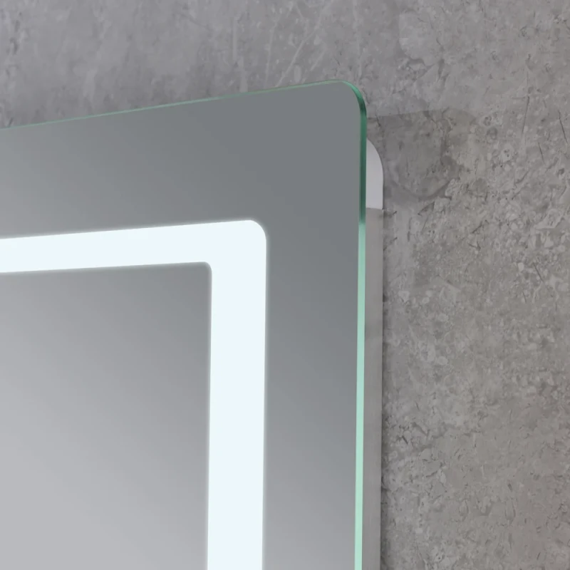 Зеркало Mixxus Style MR03-80x60 (часы, LED-подсветка, антизапотевание) (MI6005)
