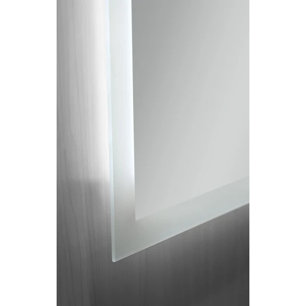 Зеркало Mixxus FLAT MR04-100x60 с LED Touch, Anti-fog, димером, регулировкой яркости, часами (MI6008)