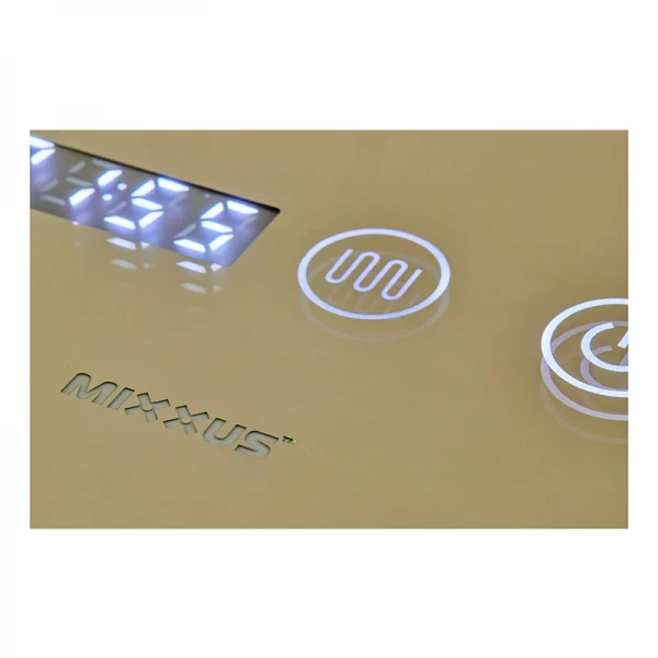 Дзеркало Mixxus STRONG MR05-100x60 з Led Touch, Anti-fog, димером, регулятором яскравості, годинником (MI6009)